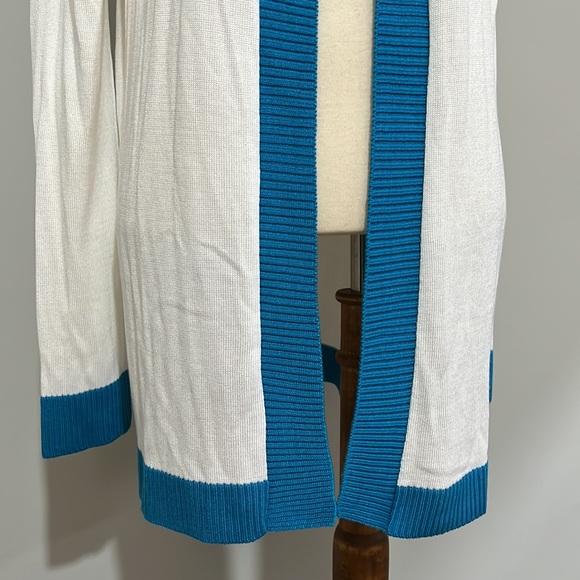 Valiant + Elhoffer Design “The Faith Collection” longline cardigan sz L - Picture 4 of 11